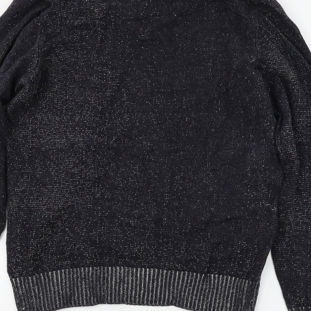H&M Womens Black   Pullover Jumper Size L
