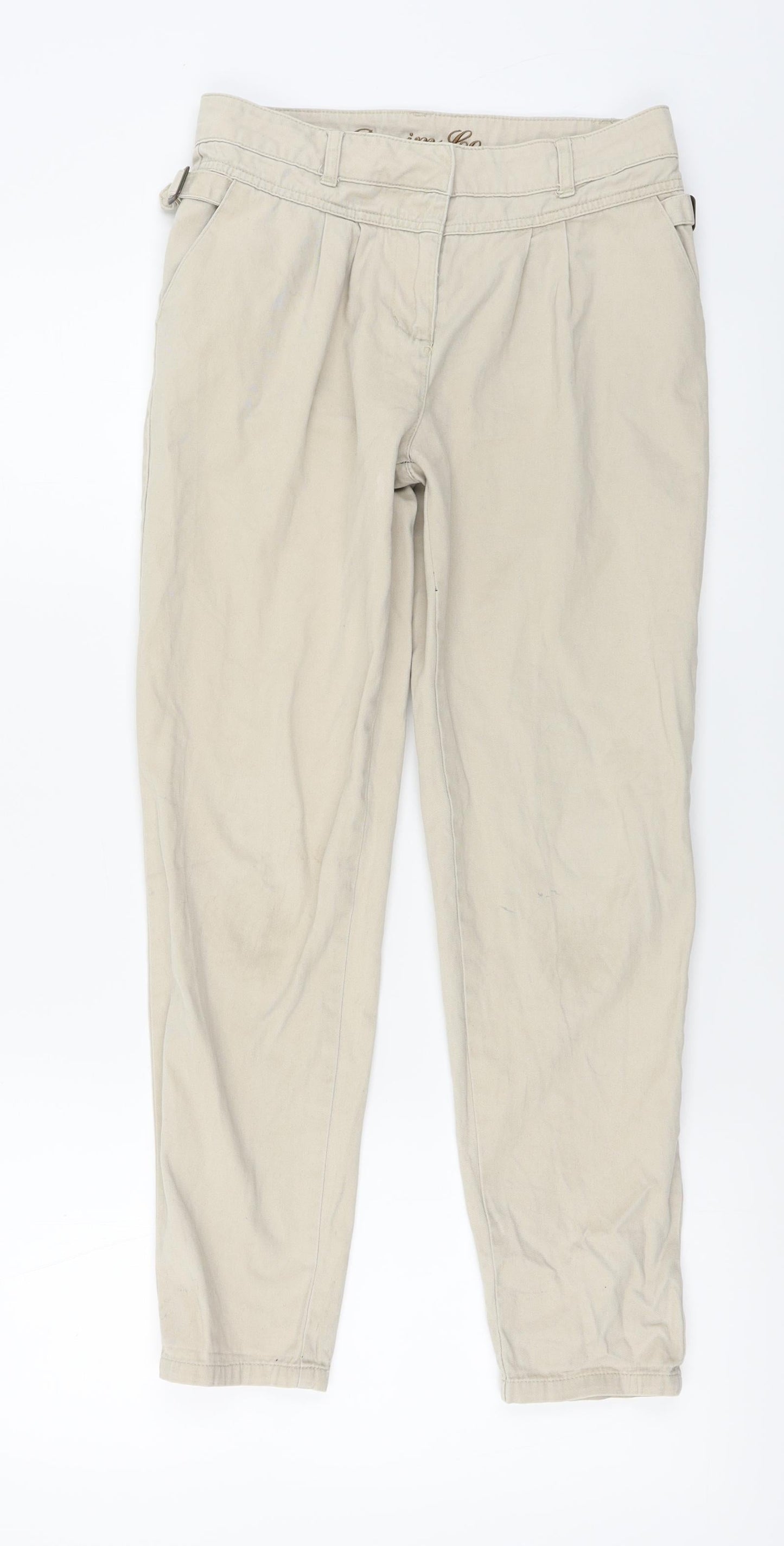 denim co Womens Beige   Straight Jeans Size 26 in L25 in