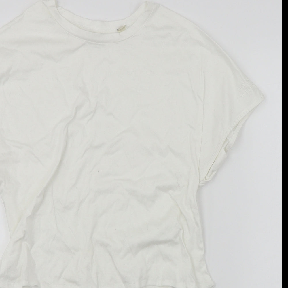 Jack Wills  Womens White   Basic T-Shirt Size 6