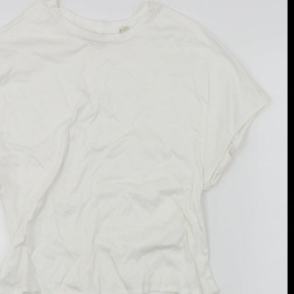 Jack Wills  Womens White   Basic T-Shirt Size 6