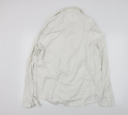 stovel & mason  Mens White    Button-Up Size 18