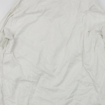 stovel & mason  Mens White    Button-Up Size 18