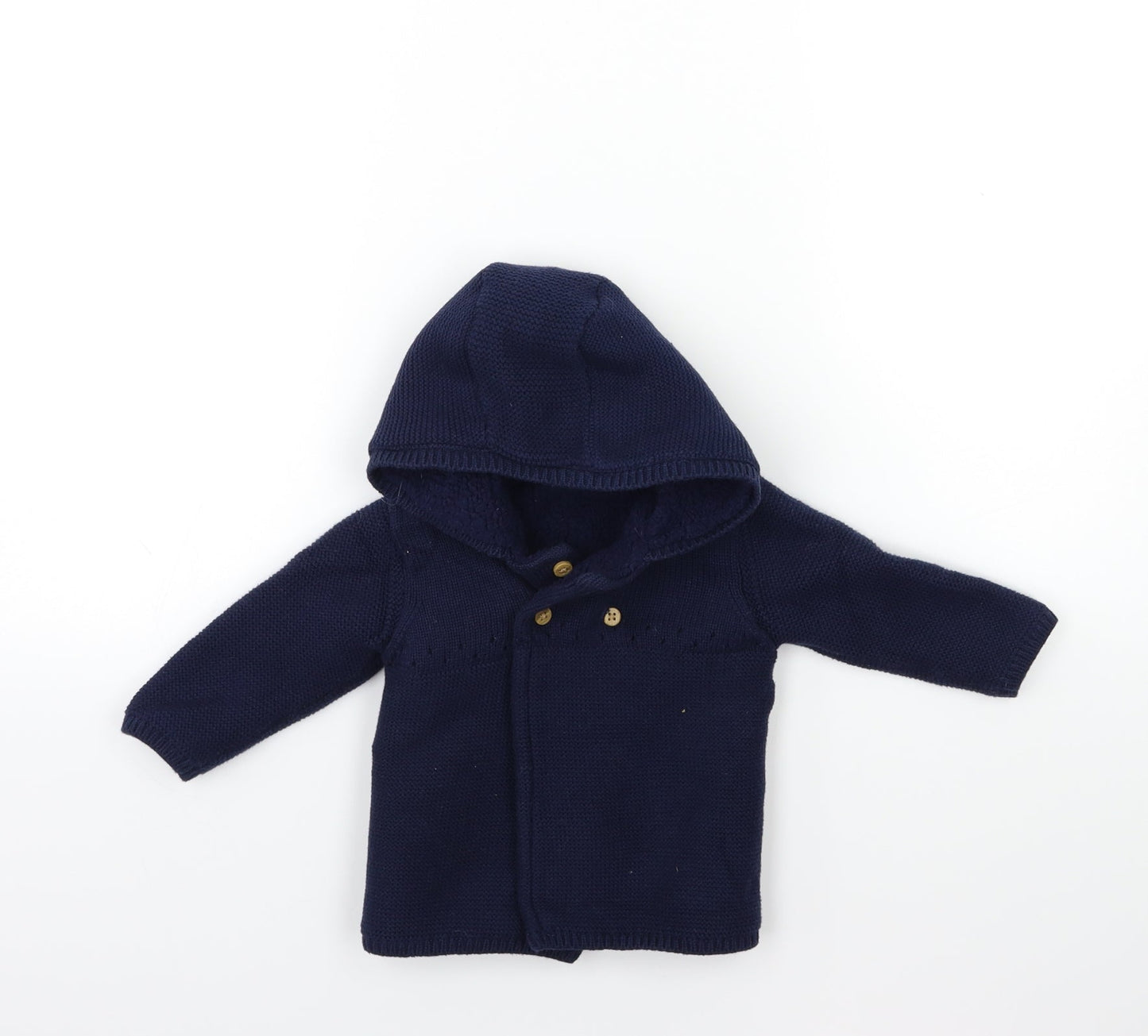 TU Baby Blue  Knit Cardigan Jumper Size 6-9 Months
