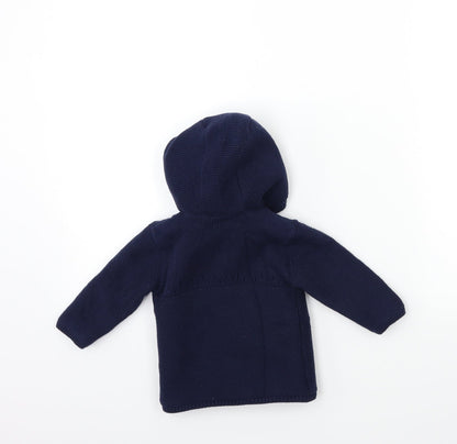 TU Baby Blue  Knit Cardigan Jumper Size 6-9 Months