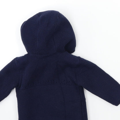 TU Baby Blue  Knit Cardigan Jumper Size 6-9 Months