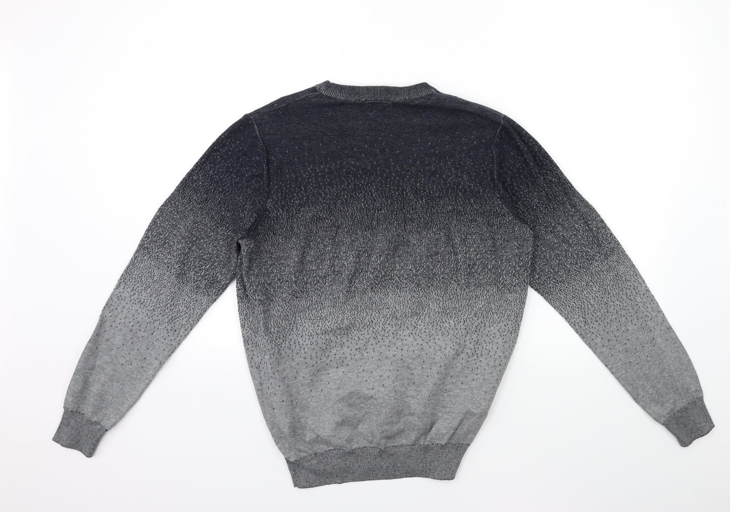 ACW85 Mens Grey  Knit Pullover Jumper Size M