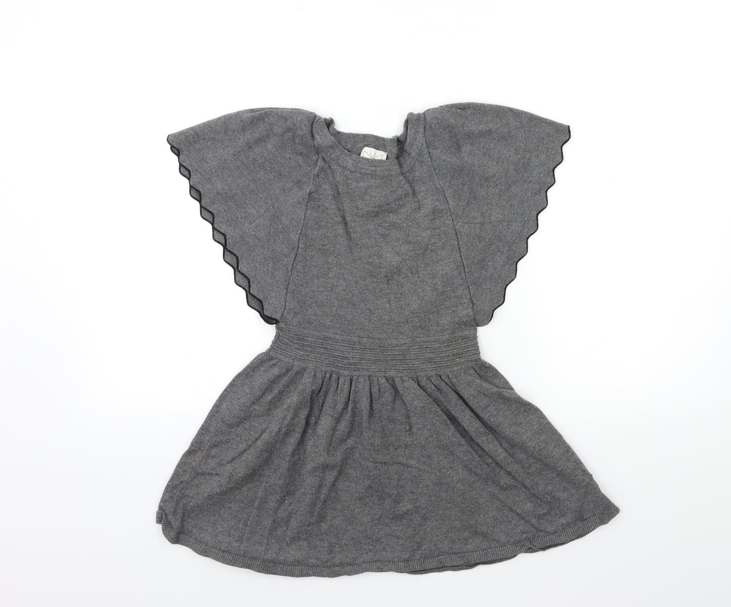 Ella Moss Girls Grey   Jumper Dress  Size 7 Years