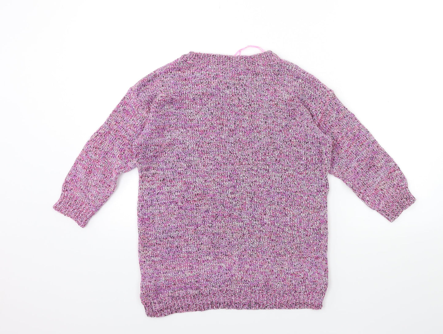 F&F Womens Purple  Knit Pullover Jumper Size 8