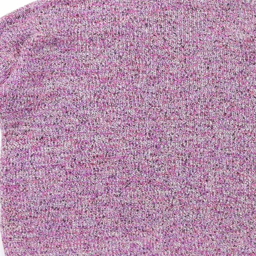 F&F Womens Purple  Knit Pullover Jumper Size 8