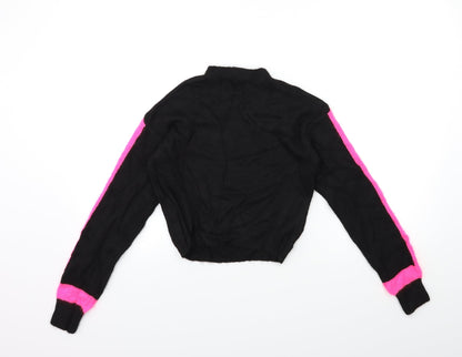 Primark Womens Black  Knit Pullover Jumper Size 4