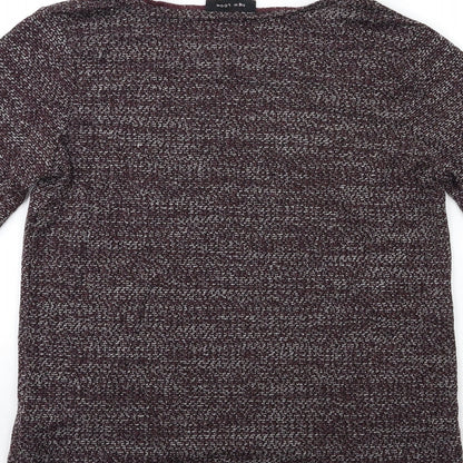 New Look Womens Purple  Knit Pullover Jumper Size 8