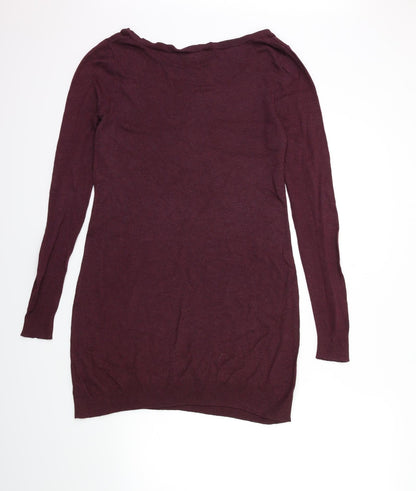 George Womens Purple  Knit Pullover Jumper Size 10