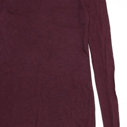 George Womens Purple  Knit Pullover Jumper Size 10