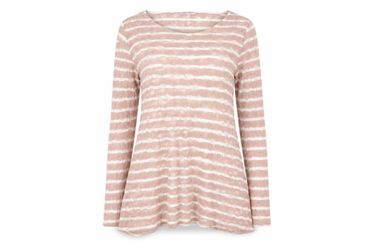 Phase Eight Womens Pink Striped Knit Pullover Jumper Size 10