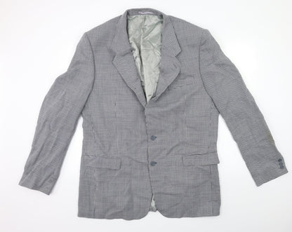 Mens UK Size 42 Preworn Regular Blue Suit Jacket