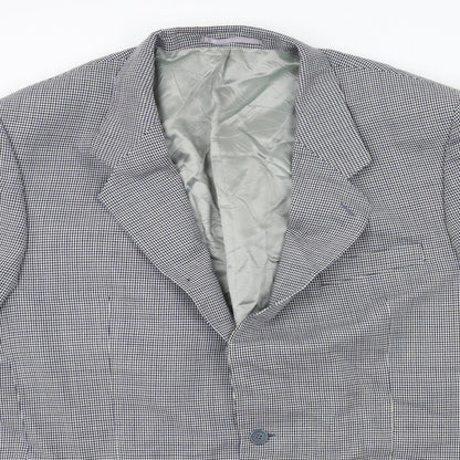 Mens UK Size 42 Preworn Regular Blue Suit Jacket
