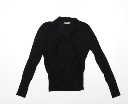 H&M Womens Black  Knit Pullover Jumper Size S