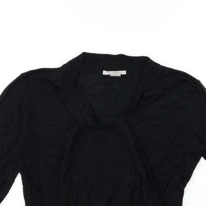 H&M Womens Black  Knit Pullover Jumper Size S