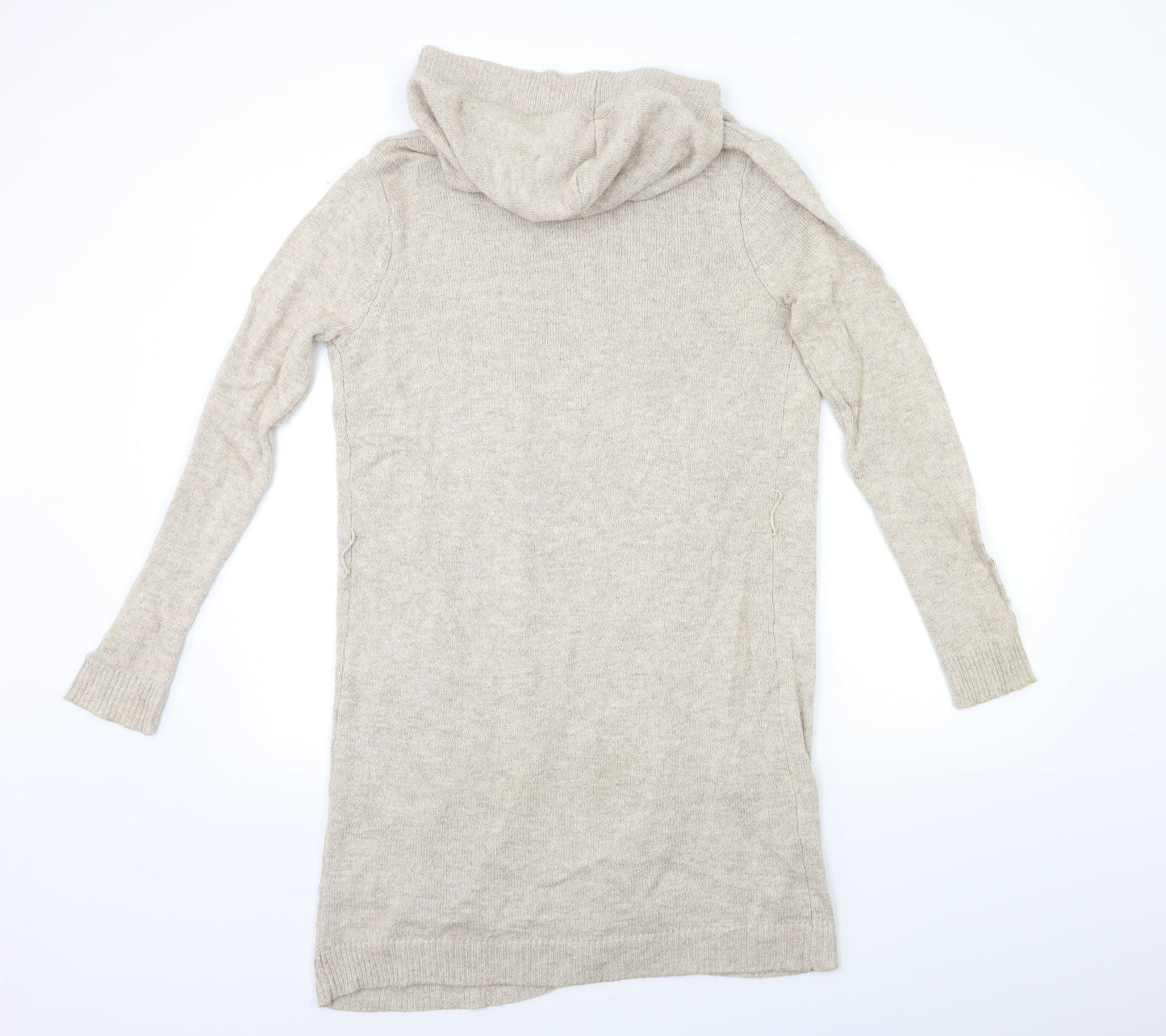 F&F Womens Beige  Knit Cardigan Jumper Size S