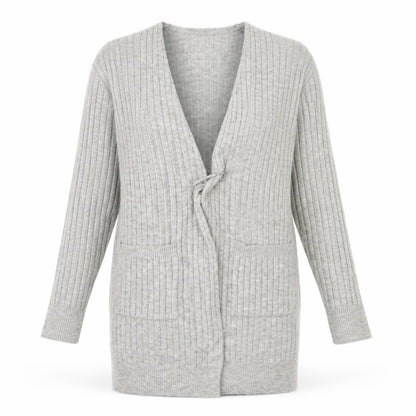 Max Studio Womens Grey  Knit Cardigan Jumper Size M
