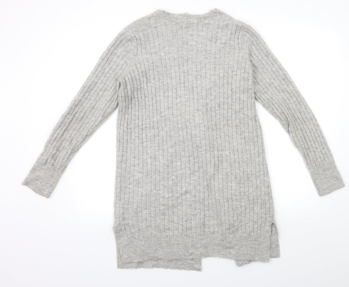 Max Studio Womens Grey  Knit Cardigan Jumper Size M