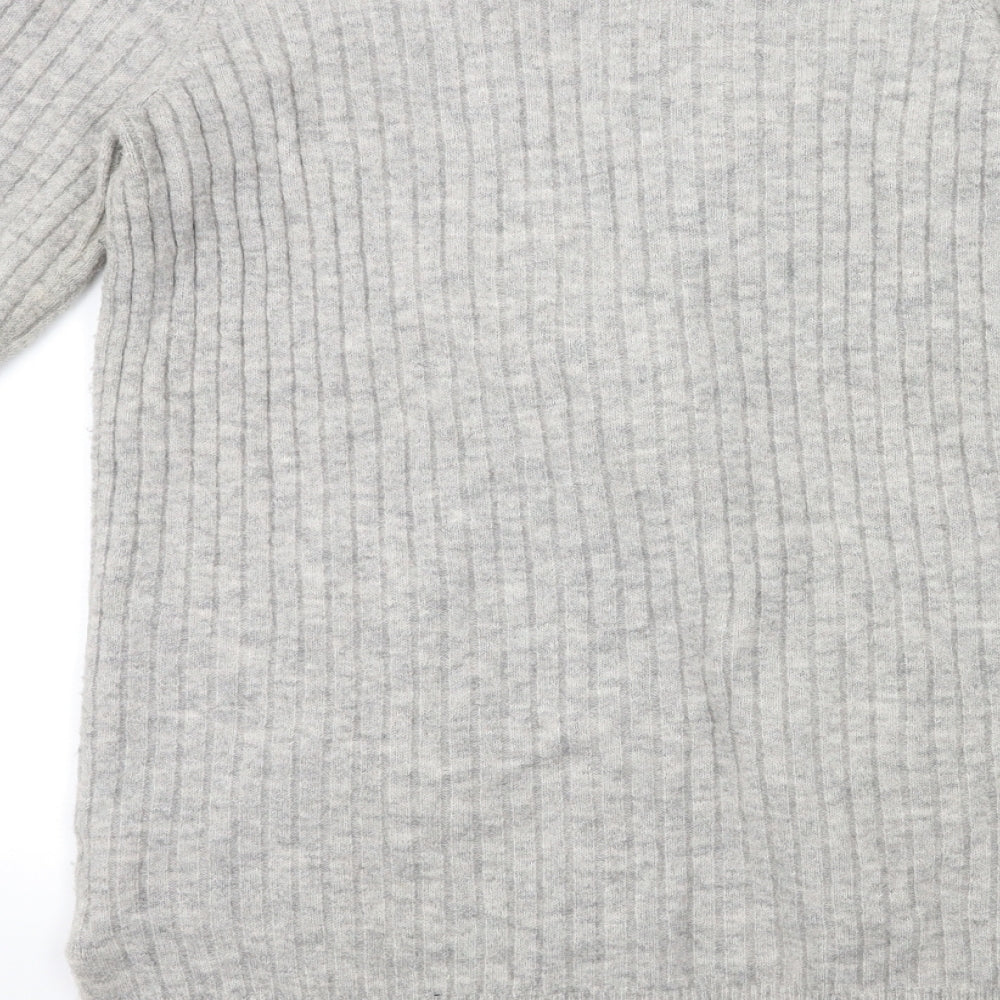 Max Studio Womens Grey  Knit Cardigan Jumper Size M