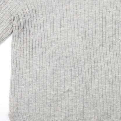 Max Studio Womens Grey  Knit Cardigan Jumper Size M