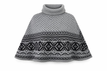 Preworn Womens Grey Geometric   Shawl/Wrap