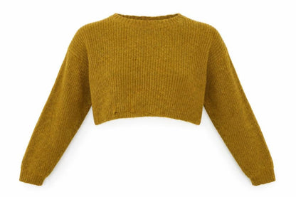 New Look Womens Brown  Knit Pullover Jumper Size M