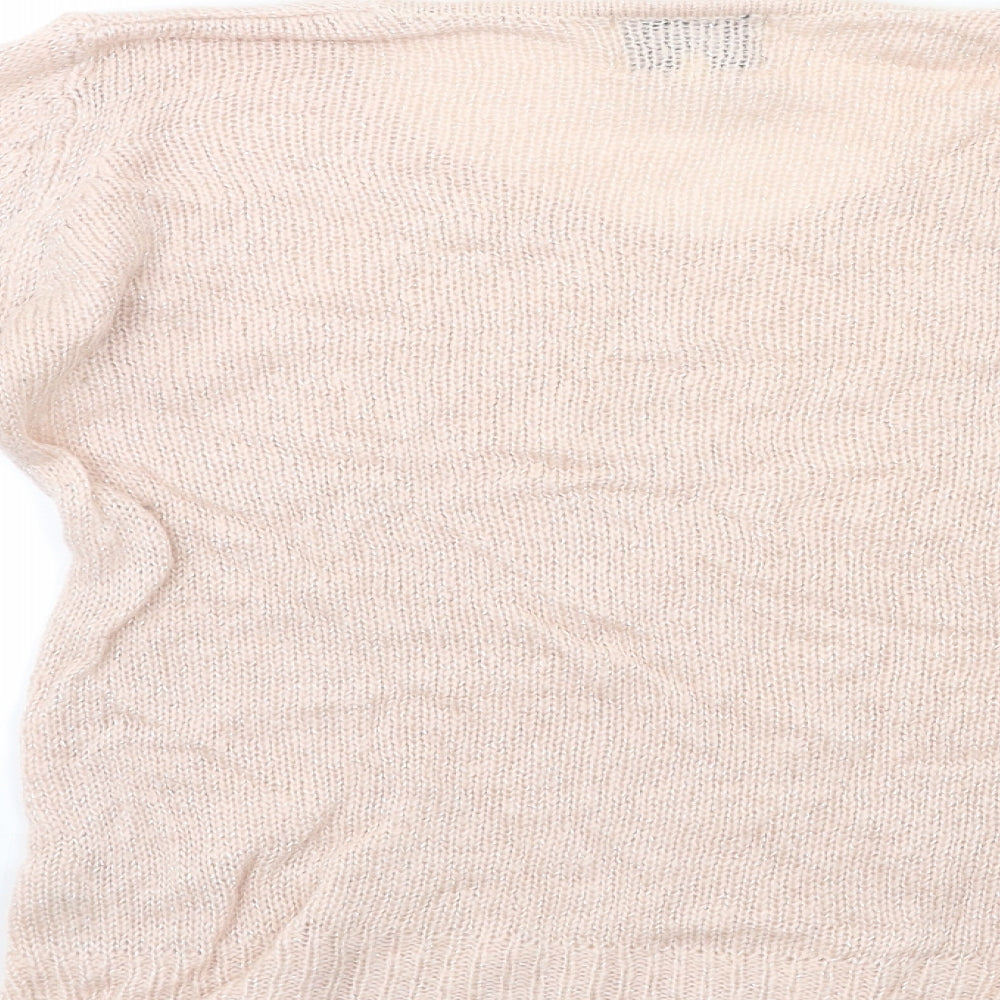 Papaya Womens Pink  Knit Pullover Jumper Size M