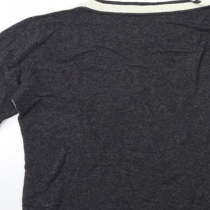 BUGLIONE Womens Grey  Knit Pullover Jumper Size M