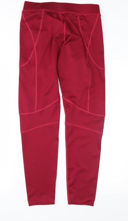 YAS Womens Pink   Compression Leggings Size S L28 in