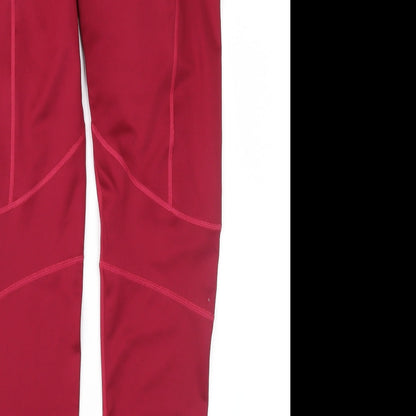 YAS Womens Pink   Compression Leggings Size S L28 in