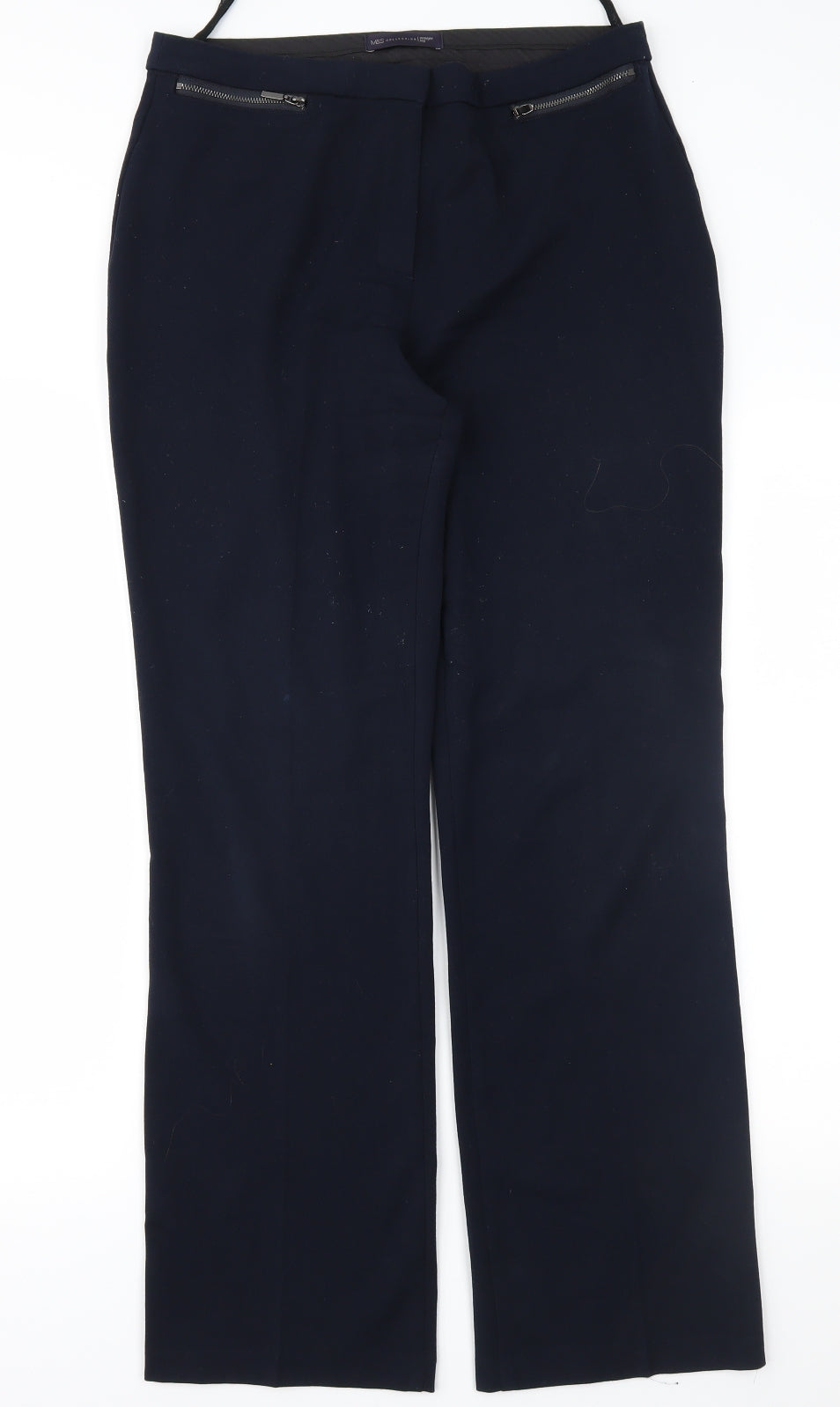 Marks and Spencer Womens Blue   Trousers  Size 12 L29 in