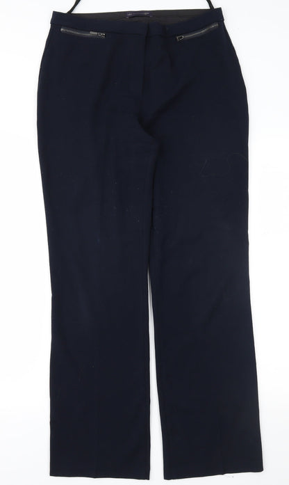 Marks and Spencer Womens Blue   Trousers  Size 12 L29 in