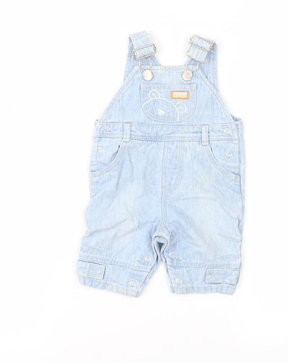 George Boys Blue   Dungaree One-Piece Size 0-3 Months