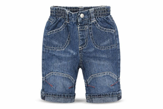 Adams Baby Blue  Denim Cargo Jeans Size 0-3 Months
