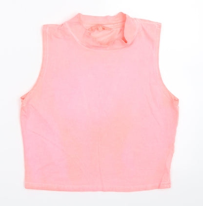 Womens UK Size M Silvian Heach Pink Basic Tank