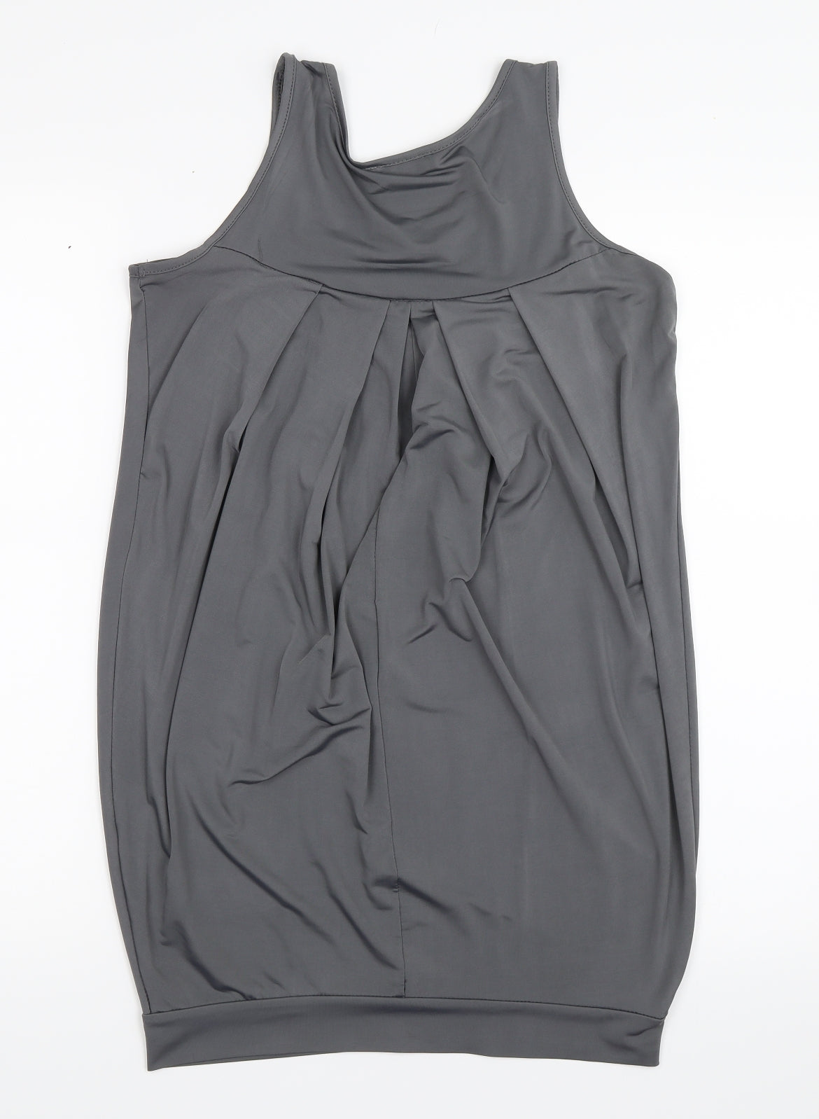Womens UK Size S Club L Grey Basic Blouse