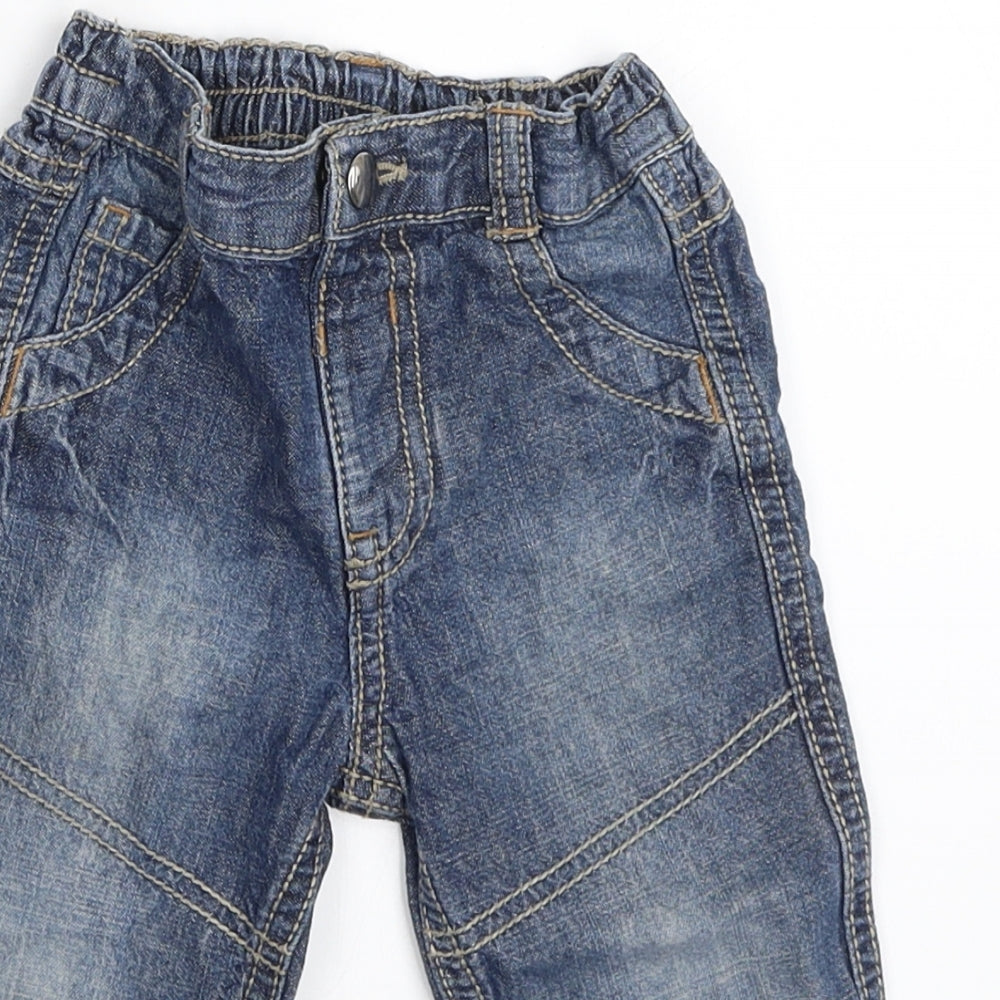 George Boys Blue  Denim Capri Jeans Size 6-9 Months