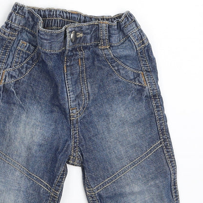 George Boys Blue  Denim Capri Jeans Size 6-9 Months