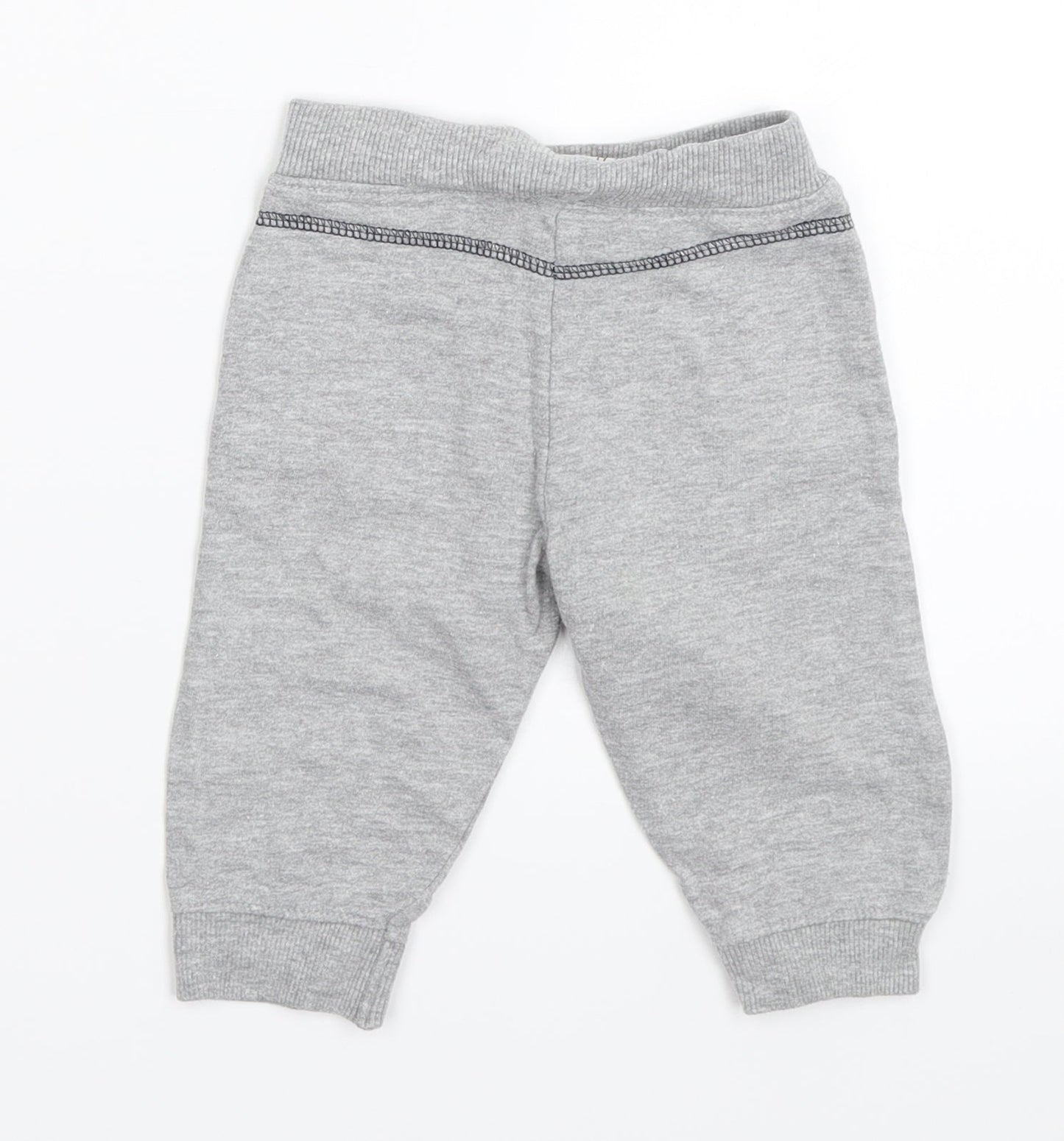 Peacocks Boys Grey   Jogger Trousers Size 6-9 Months