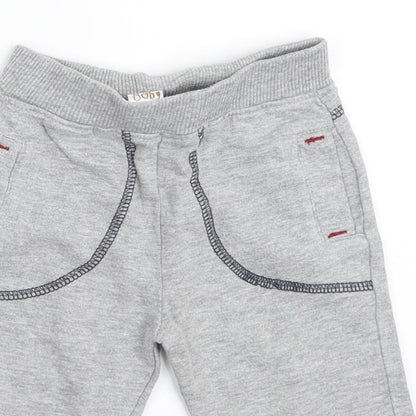 Peacocks Boys Grey   Jogger Trousers Size 6-9 Months