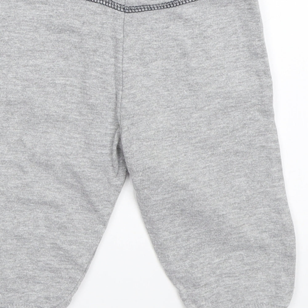 Peacocks Boys Grey   Jogger Trousers Size 6-9 Months