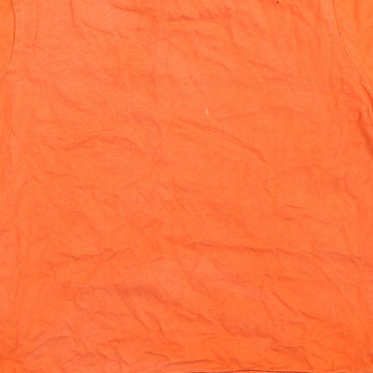 George Boys Orange   Basic T-Shirt Size 6-7 Years  - ben 10