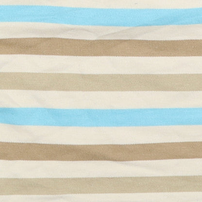 NEXT Boys Beige Striped  Basic T-Shirt Size 0-3 Months