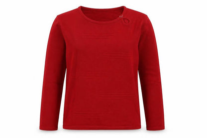 Casamia Womens Red Pullover Jumper Size S