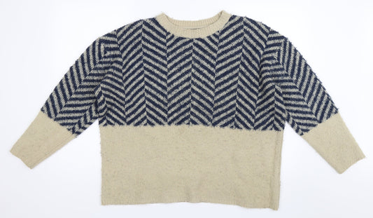 Atmosphere Womens Beige   Pullover Jumper Size 14