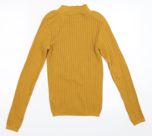 Atmosphere Womens Yellow   Pullover Jumper Size S