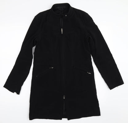 Womens UK Size 6 NEXT Black Overcoat